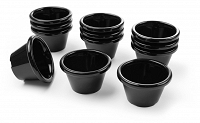 Miseczka ramekin 45 ml czarna (12 sztuk)