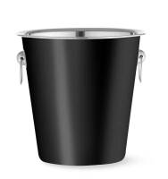 Wiadro do szampana, BarUp, 3,3L, czarny, ⌀220x(H)190mm