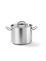 Garnek wysoki Kitchen Line z pokrywką - Dno Kapsułowe 5 l; śr. 200x(H)160 Hendi