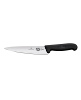 Victorinox Fibrox Nóż kuchenny, szerokie ostrze, 19 cm, czarny 